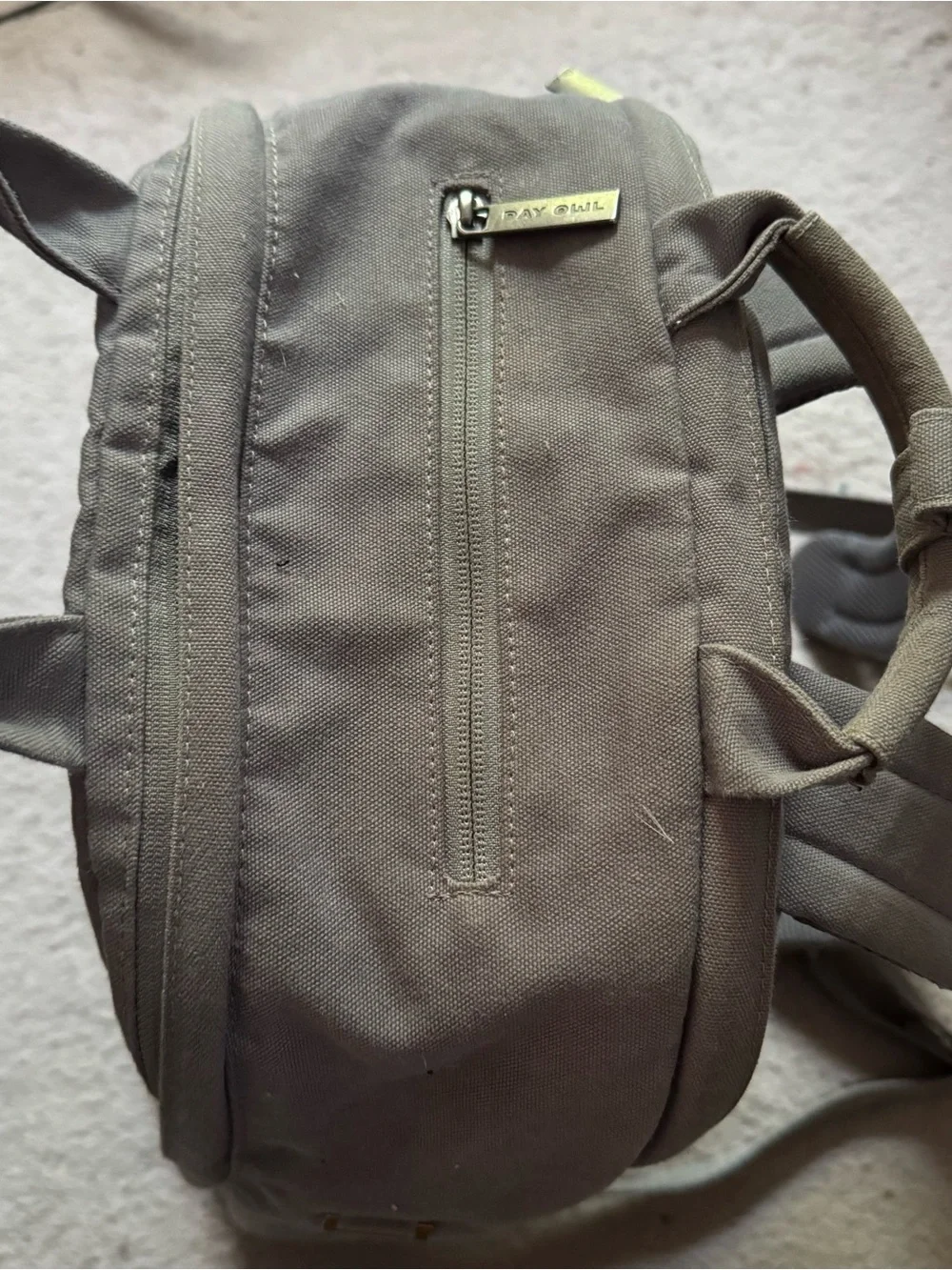 Day Owl Backpack Pro Dusk Grey First Mile Canvas Bag Minimalist Sustainable City